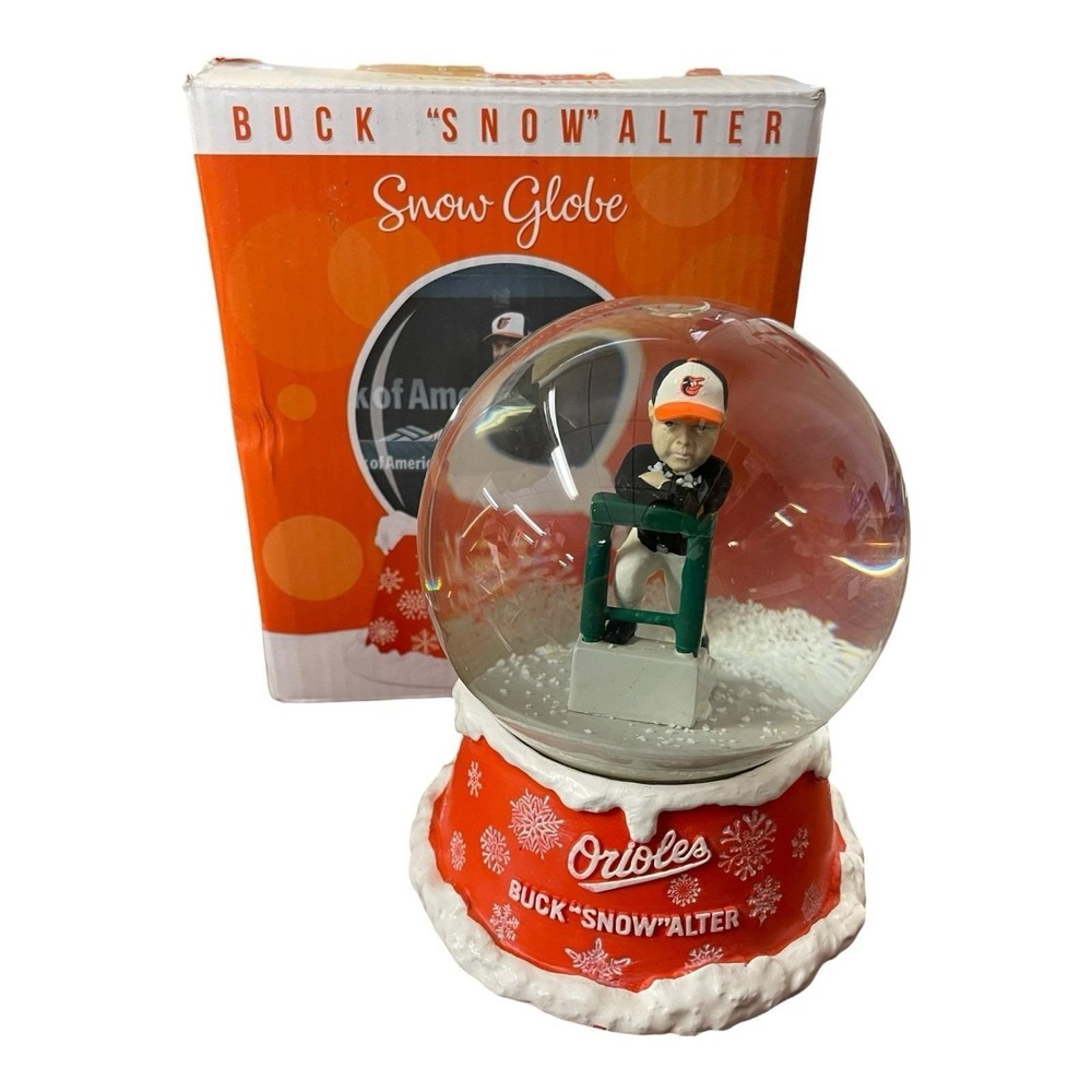 Buck‎ Showalter Snow Globe Baltimore Orioles Buck Snowalter 2019 SGA 5.5"